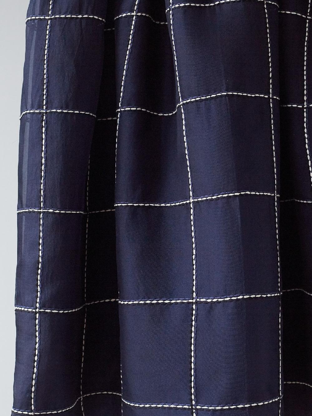 Jupe By Jackie Evy Dr. - Navy 100% Silk Organza Dresses