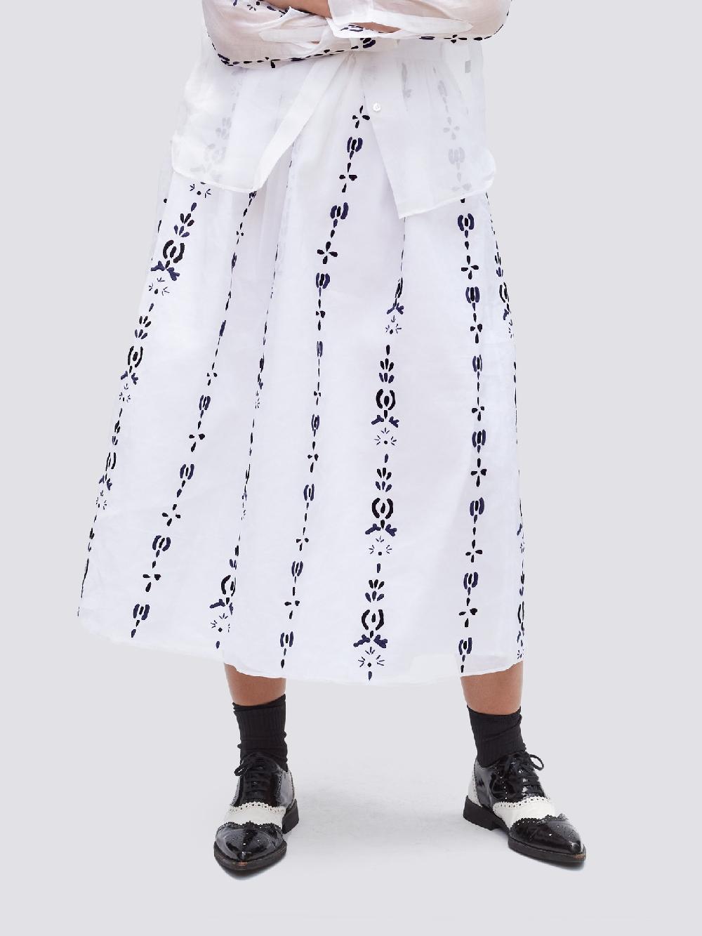 Jupe By Jackie Gagosian Sk - (Off) White 100% Cotton Organdie