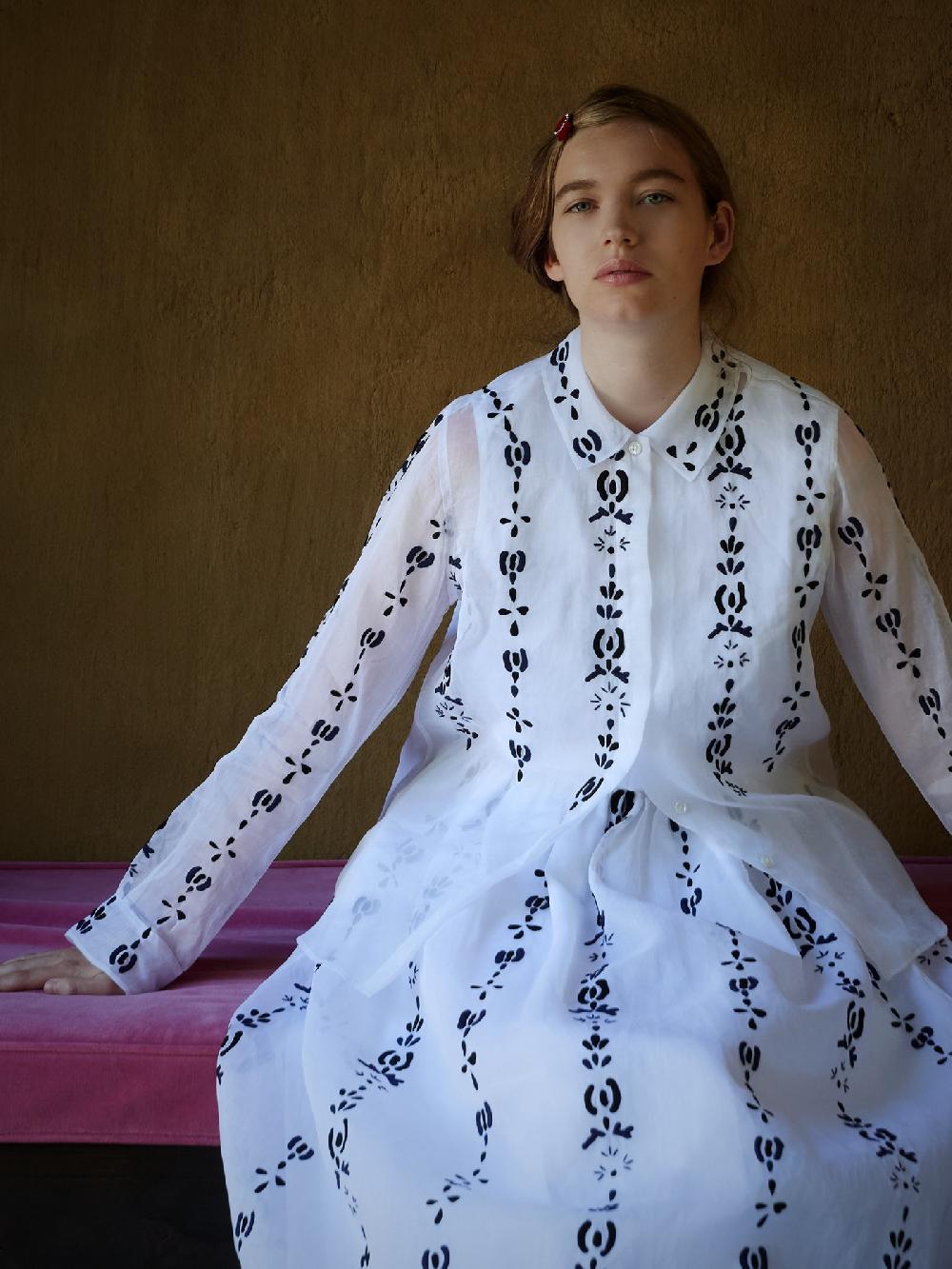 Jupe By Jackie Gagosian Sk - (Off) White 100% Cotton Organdie