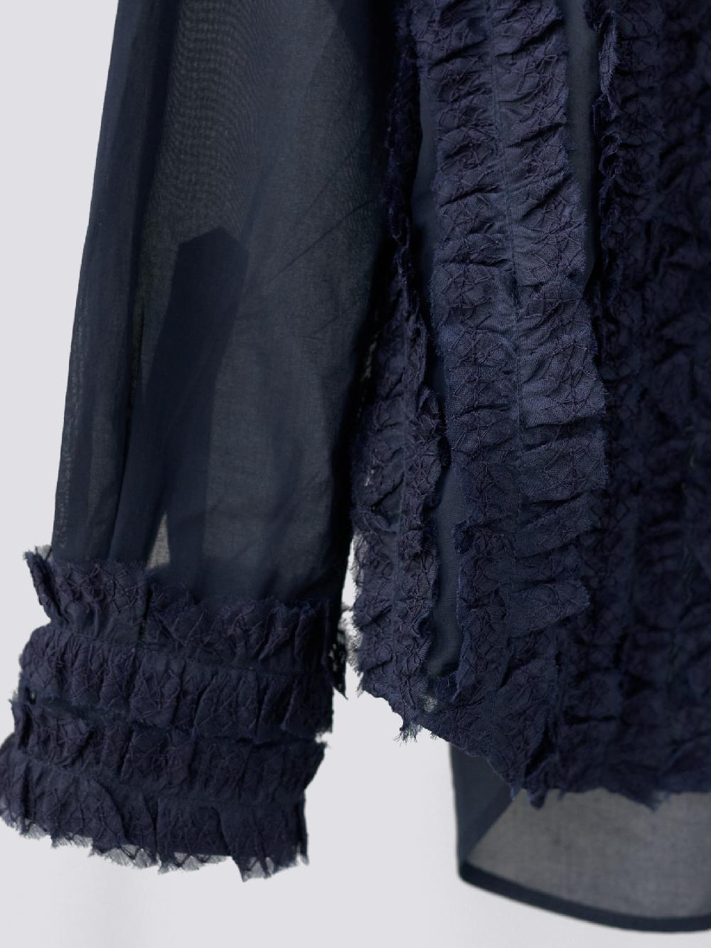 Jupe By Jackie Gremille - Navy 100% Swiss Cotton Voile