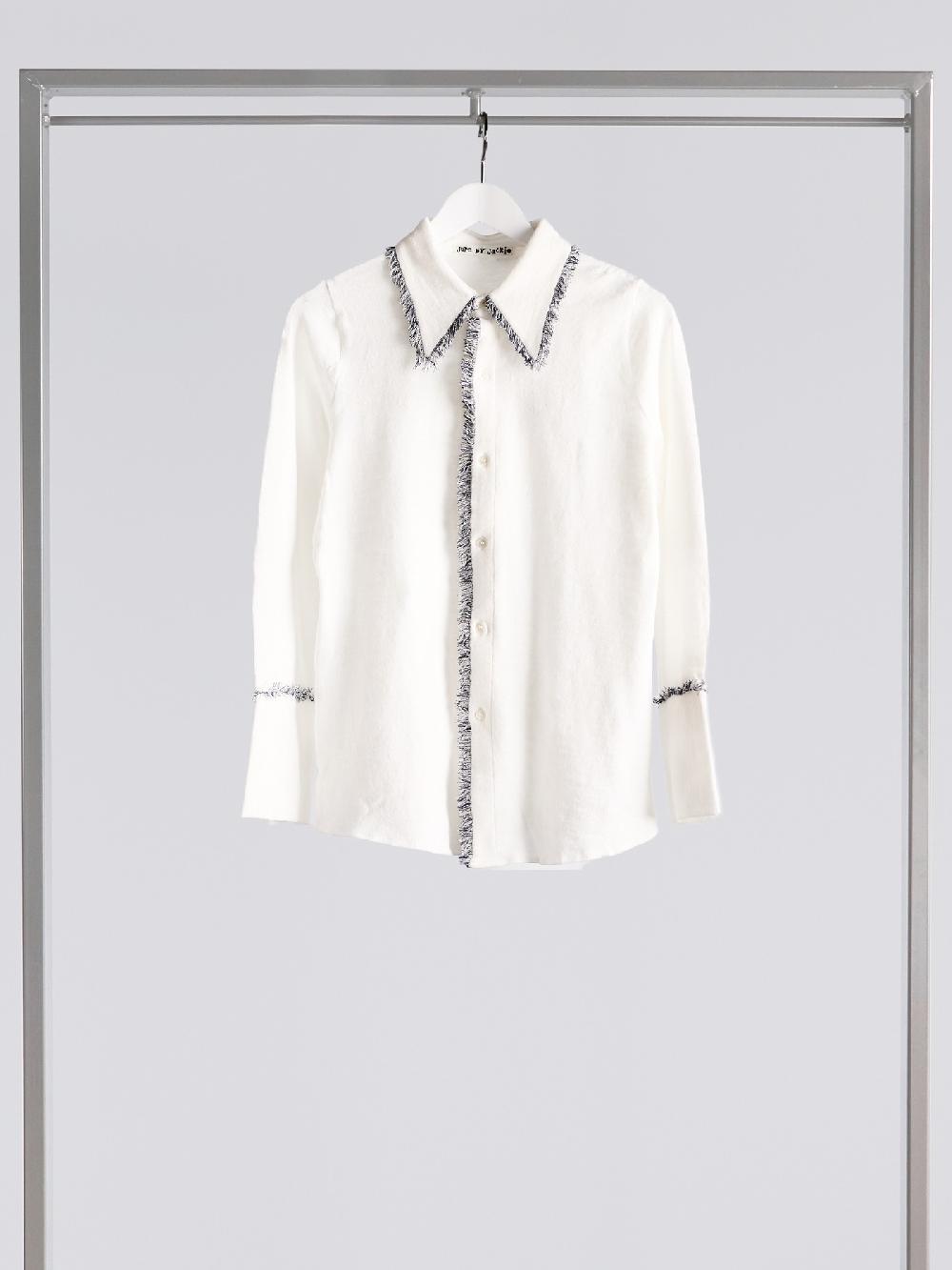 Jupe By Jackie Heffron - (Off) White 98% Cotton 2% Elastine Black