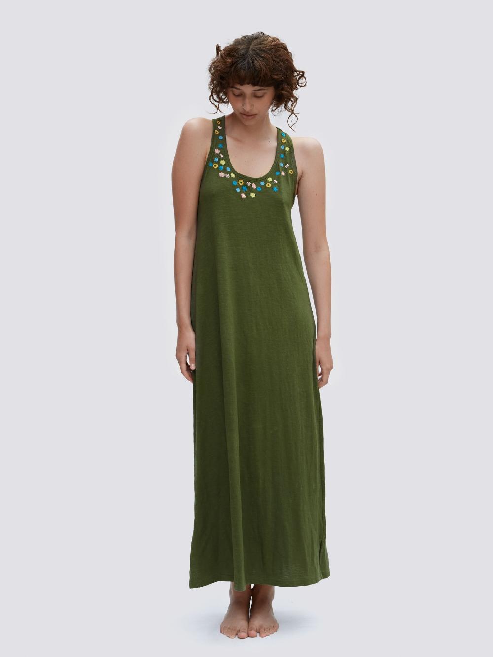 jupe by jackie Hertali Dr. - Green 98% cotton 2% elastine