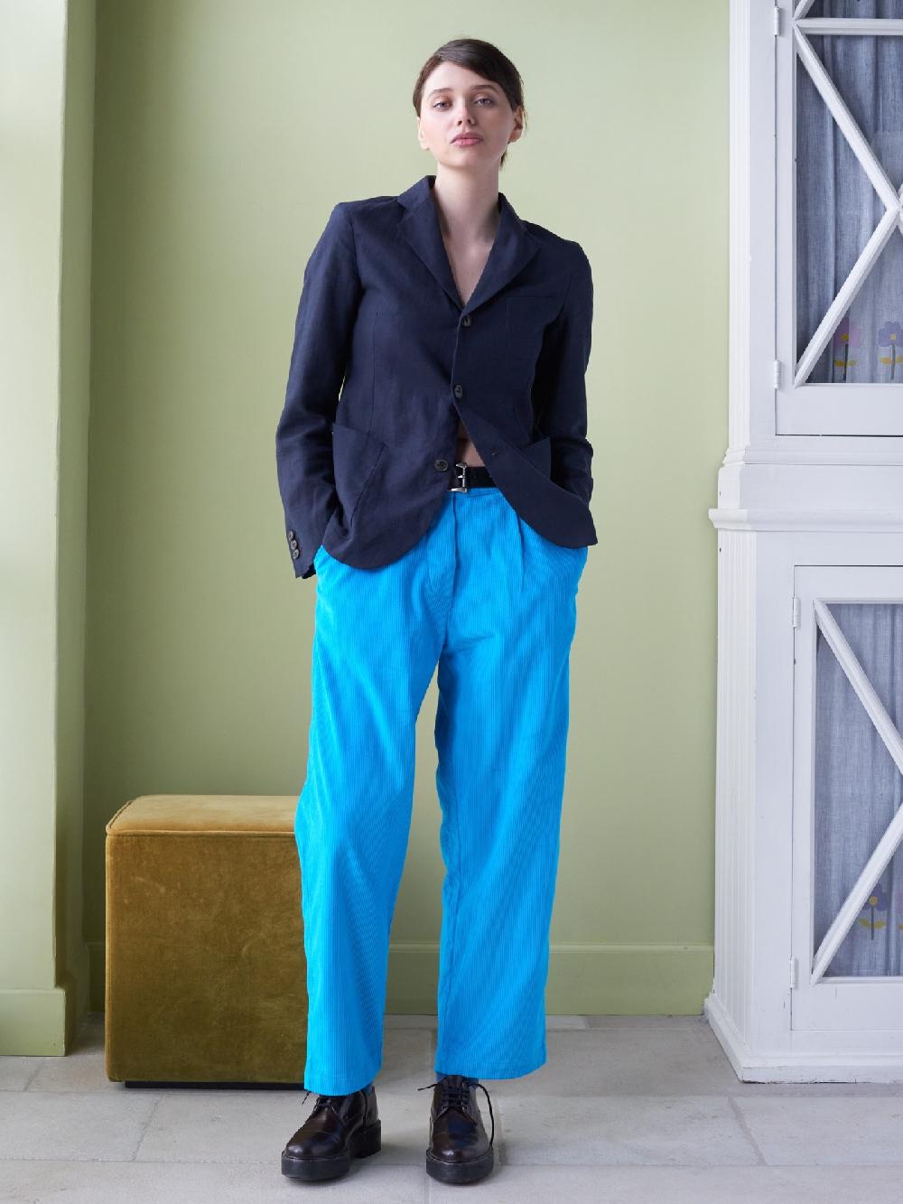 jupe by jackie Adino - Blue 100% cotton Pants