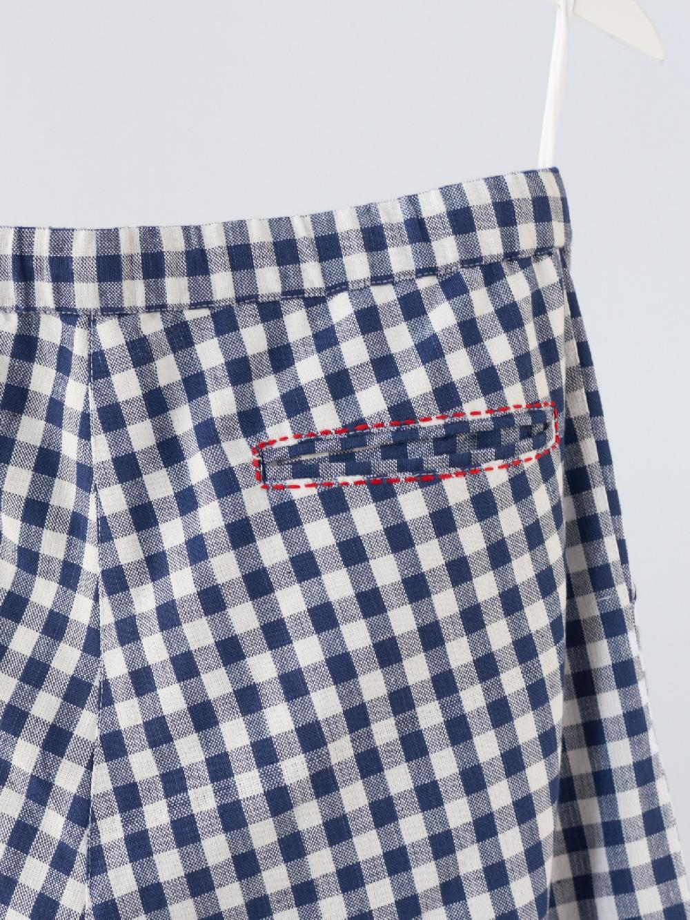 Jupe By Jackie Agip - Navy 100% Linen