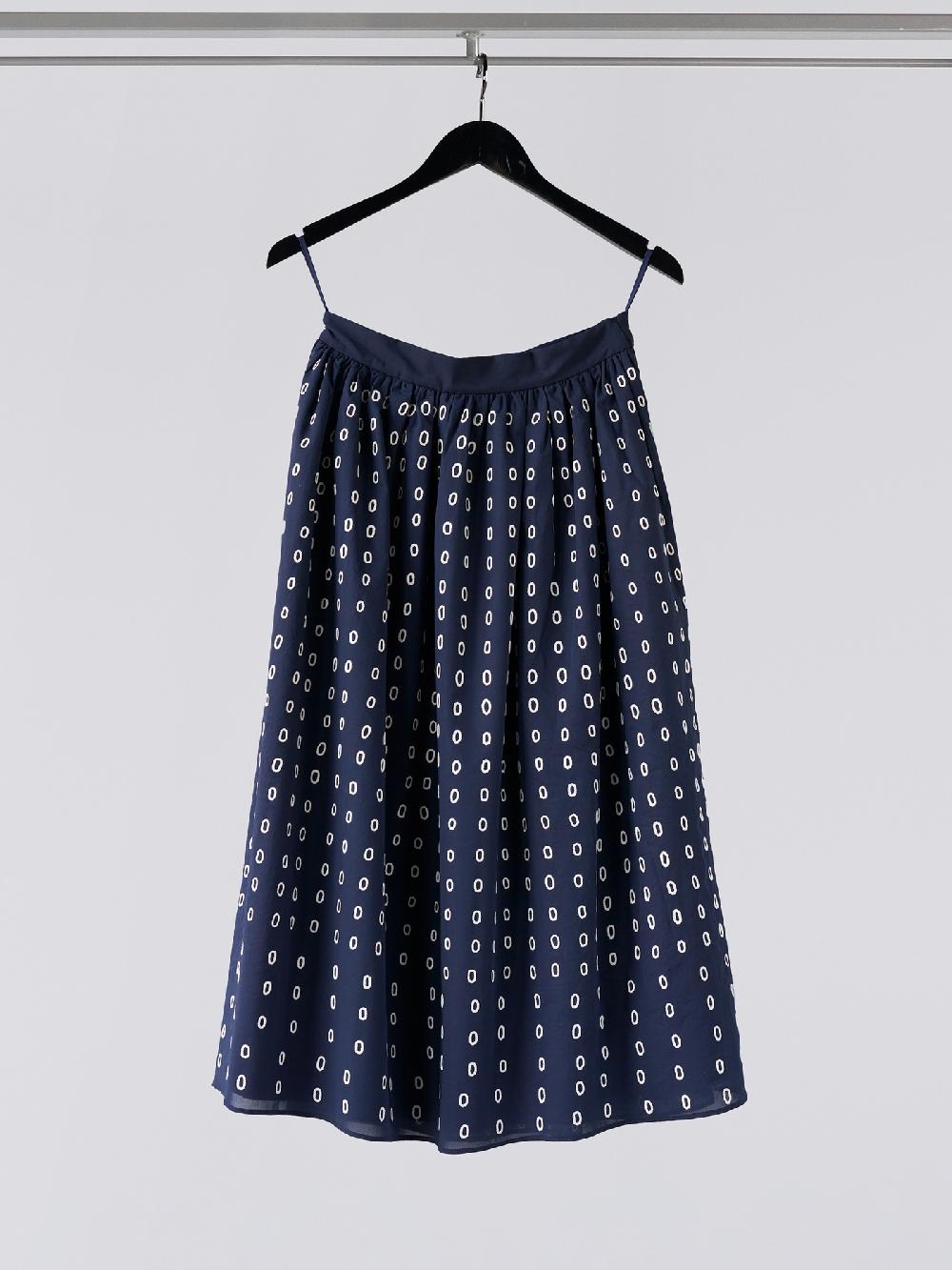 jupe by jackie Aguas Skirt - Navy 100% cotton voile