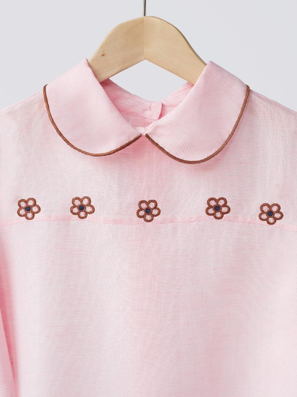 Jupe By Jackie Alma - Pink Cotton Linen Blend