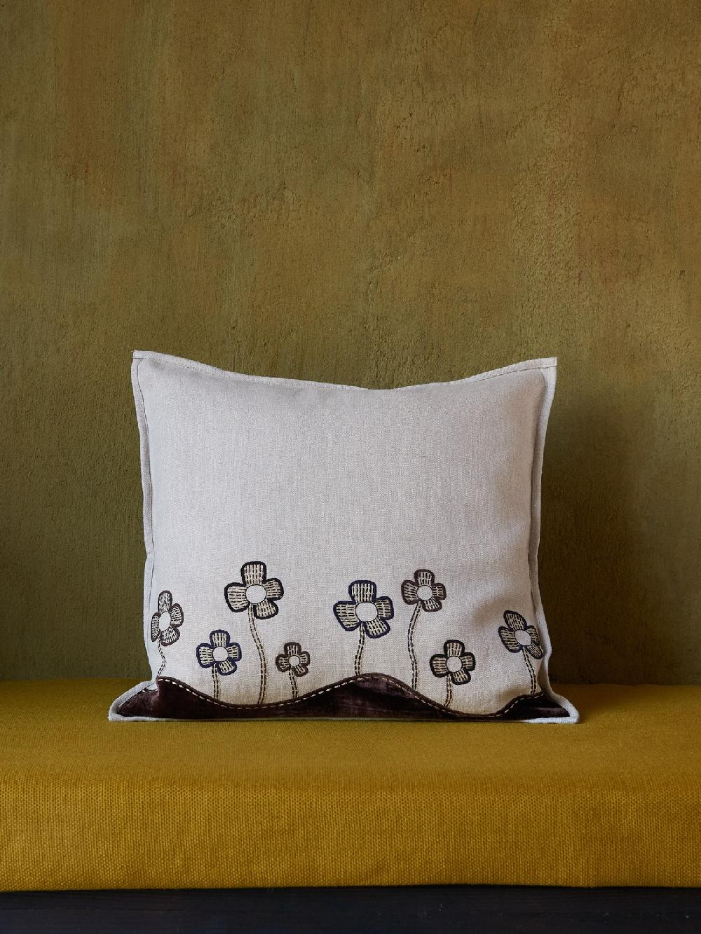 jupe by jackie Alsop CC - Beige 100% linen Floral