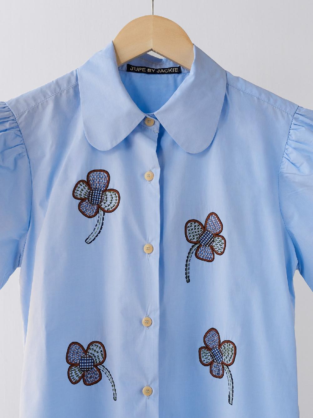 Jupe By Jackie Alsop - Light Blue 100% Cotton