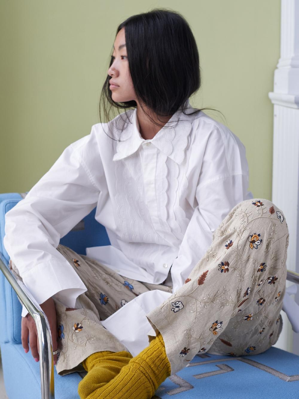 jupe by jackie Amber - Beige 100% linen Pants