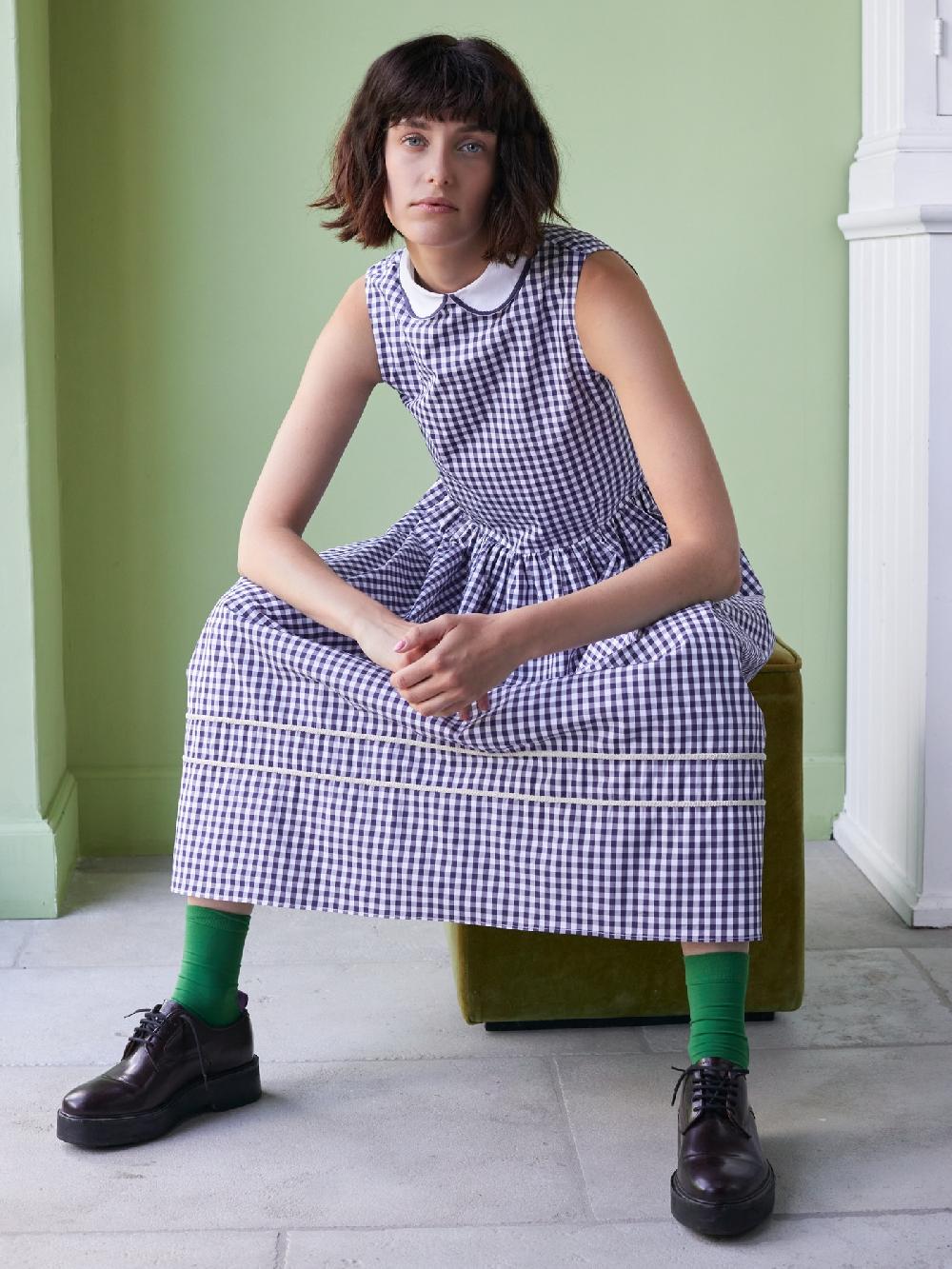 Jupe By Jackie Ammi - Navy 100% Cotton