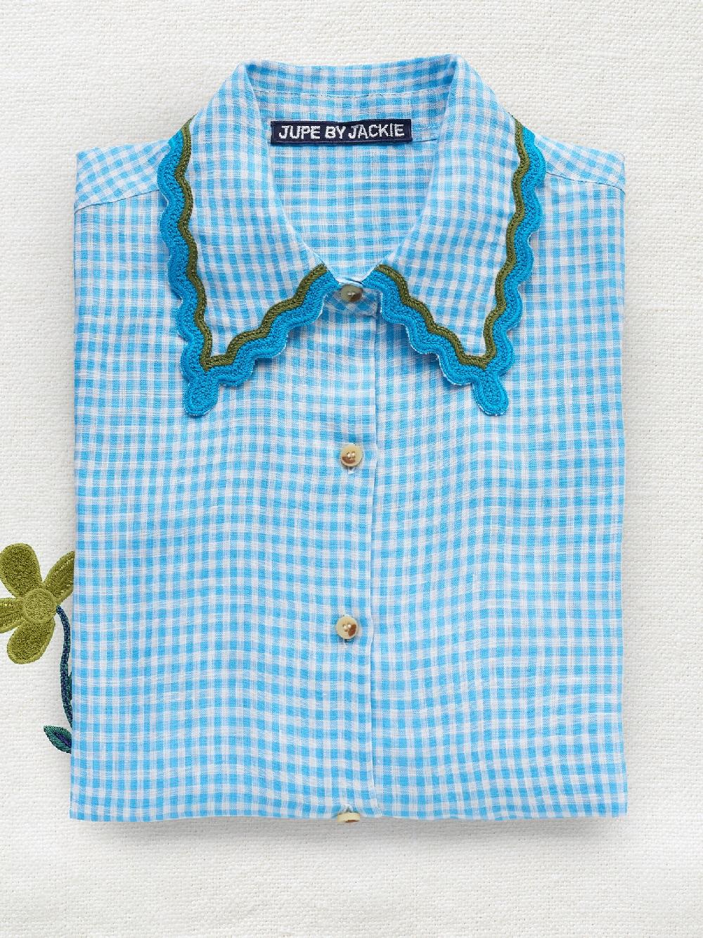 jupe by jackie Armon - Blue 100% linen