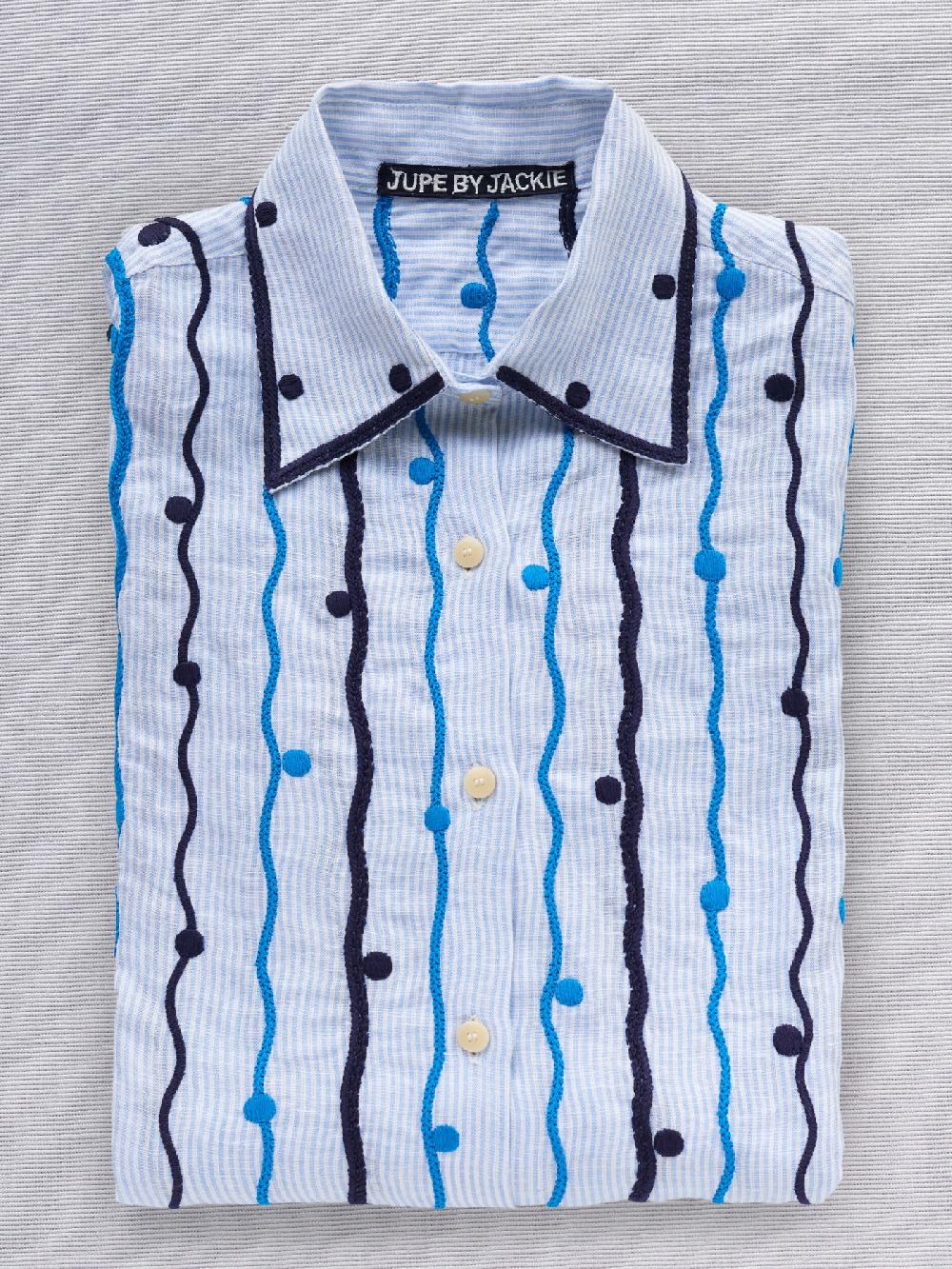 Jupe By Jackie Astraia - Light Blue 100% Linen