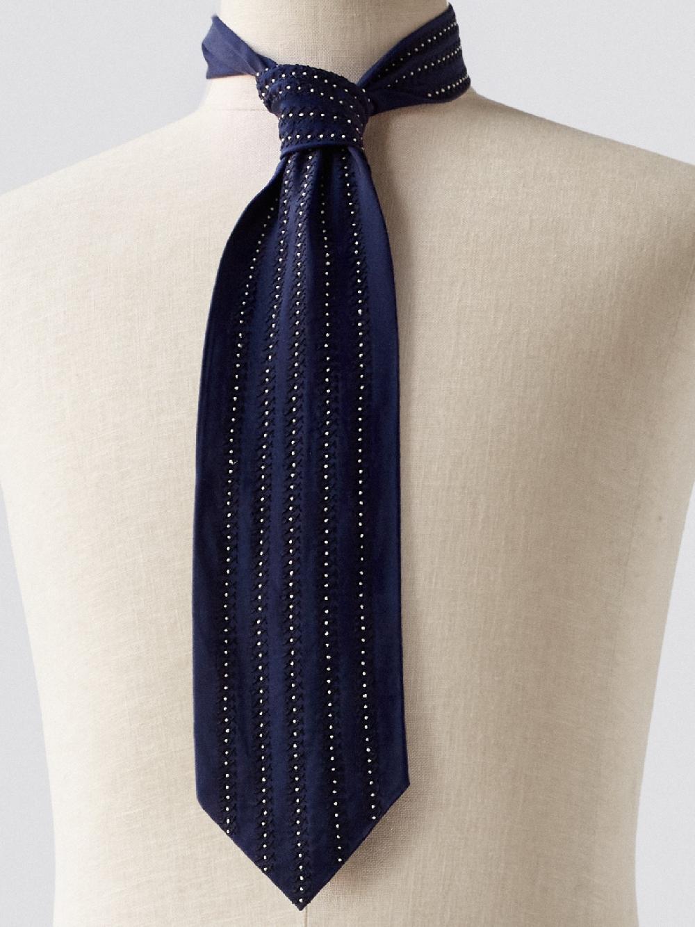 Jupe By Jackie Aurea - Navy 100% Silk