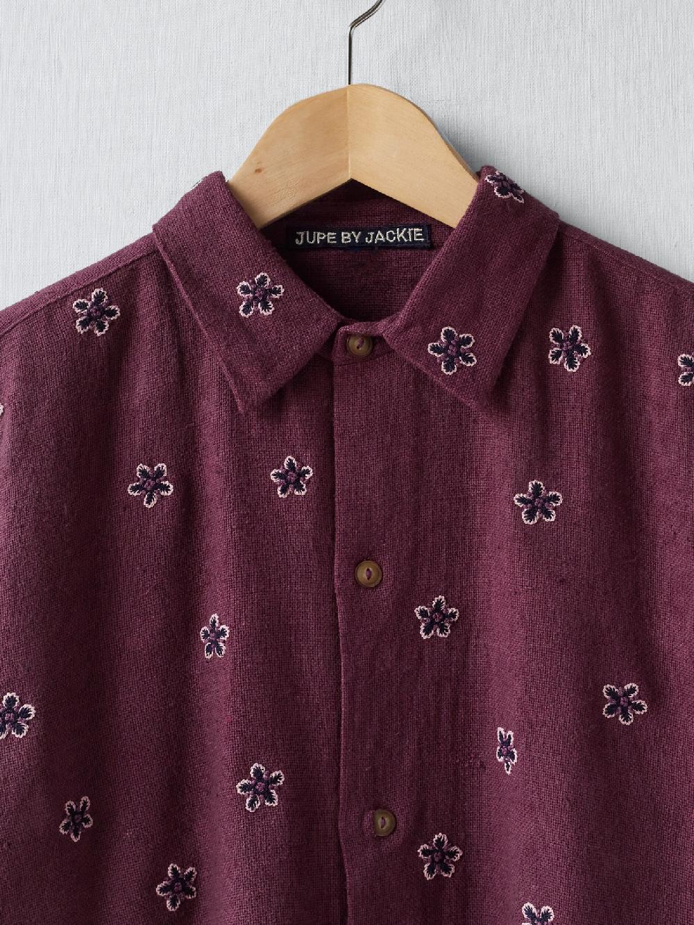 Jupe By Jackie Avi - Burgundy 100% Silk