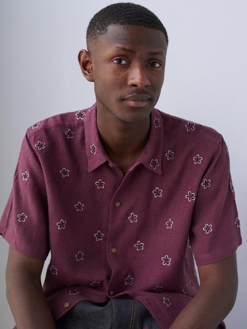 jupe by jackie Avi - Burgundy 100% silk