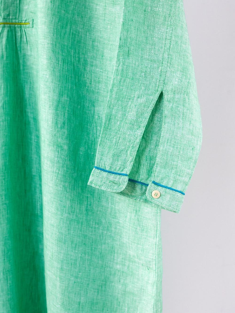Jupe By Jackie Ayto - Green 100% Linen