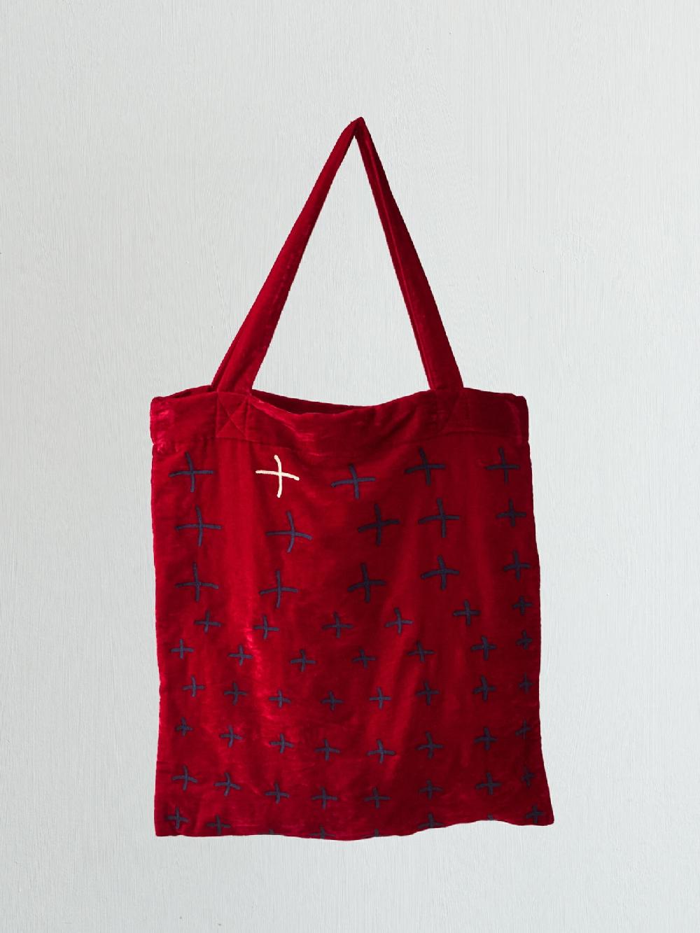 jupe by jackie Barn - Red 100% silk velvet Graphic