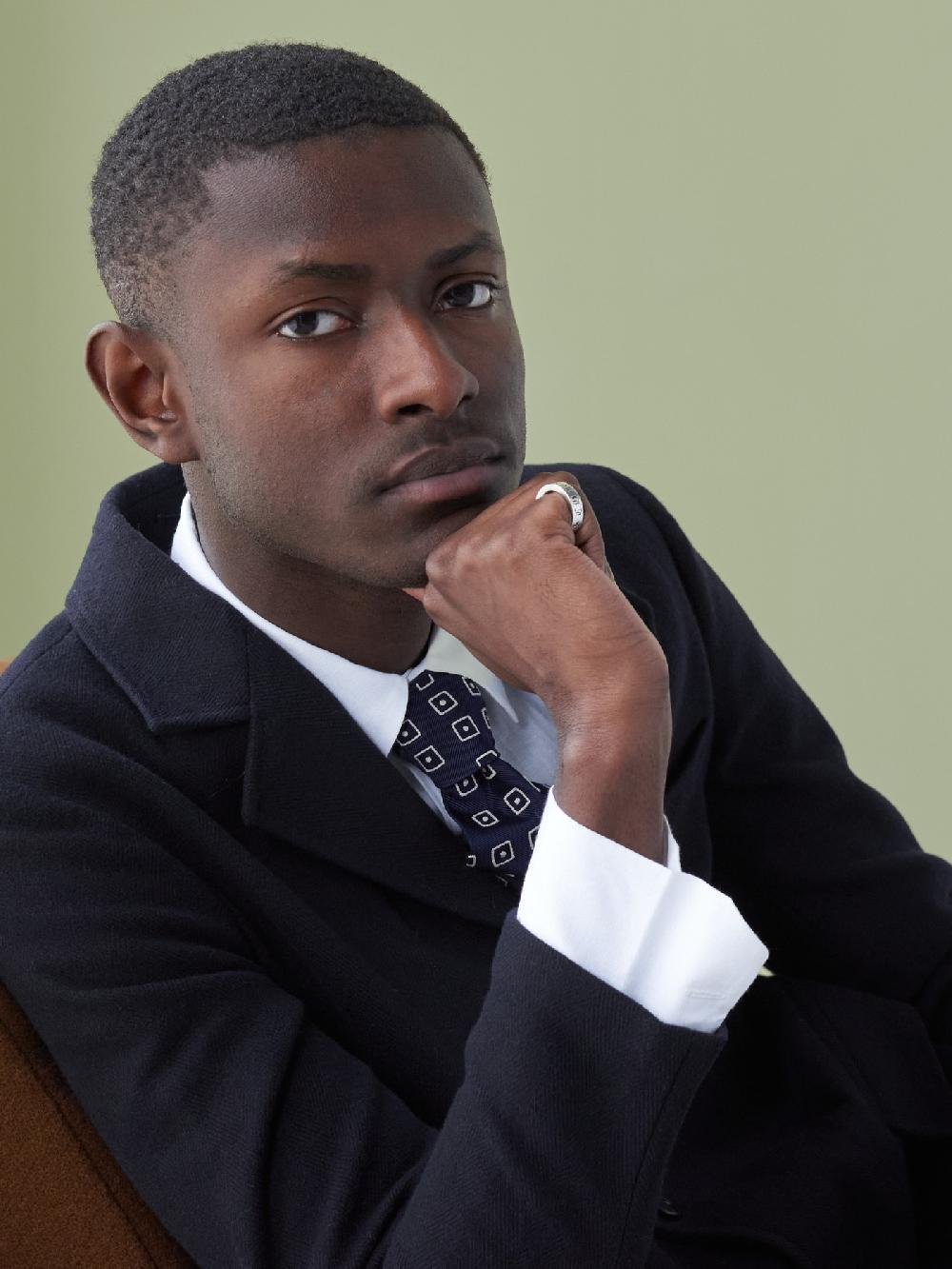 jupe by jackie Barnamore - Navy 100% silk cream