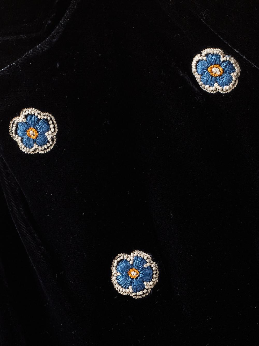 Jupe By Jackie Bash - Black 100% Silk Velvet Pants