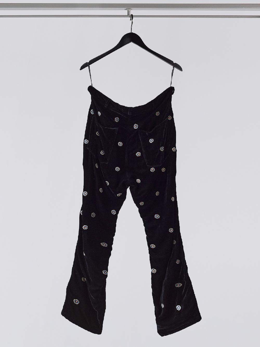 Jupe By Jackie Bash - Black 100% Silk Velvet Pants