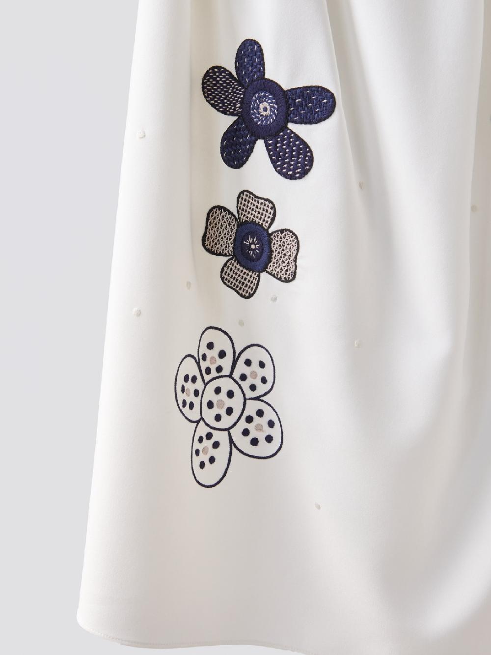 Jupe By Jackie Beddo II - (Off) White Banana Crepe