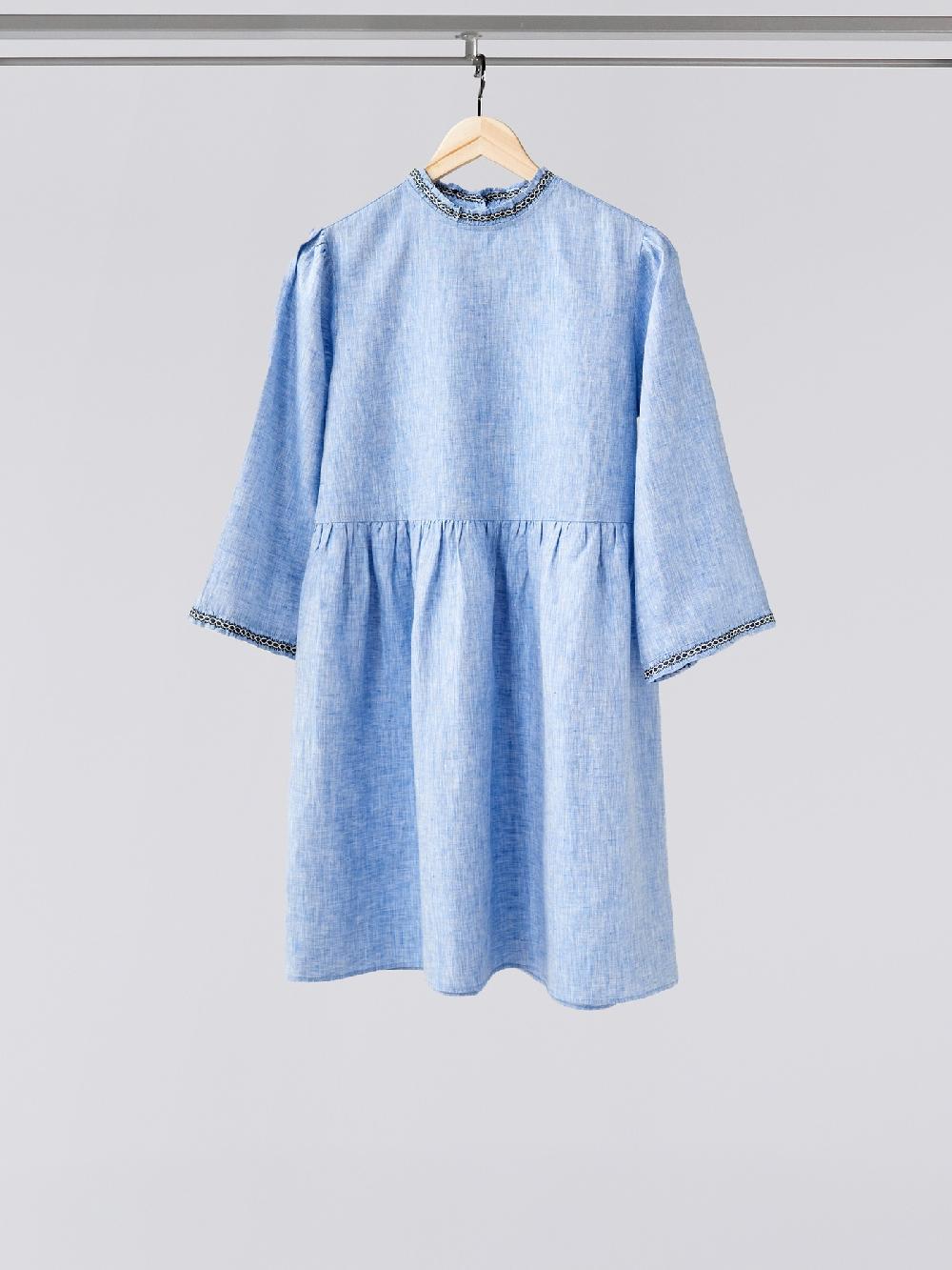 jupe by jackie Berthe - Blue 100% linen