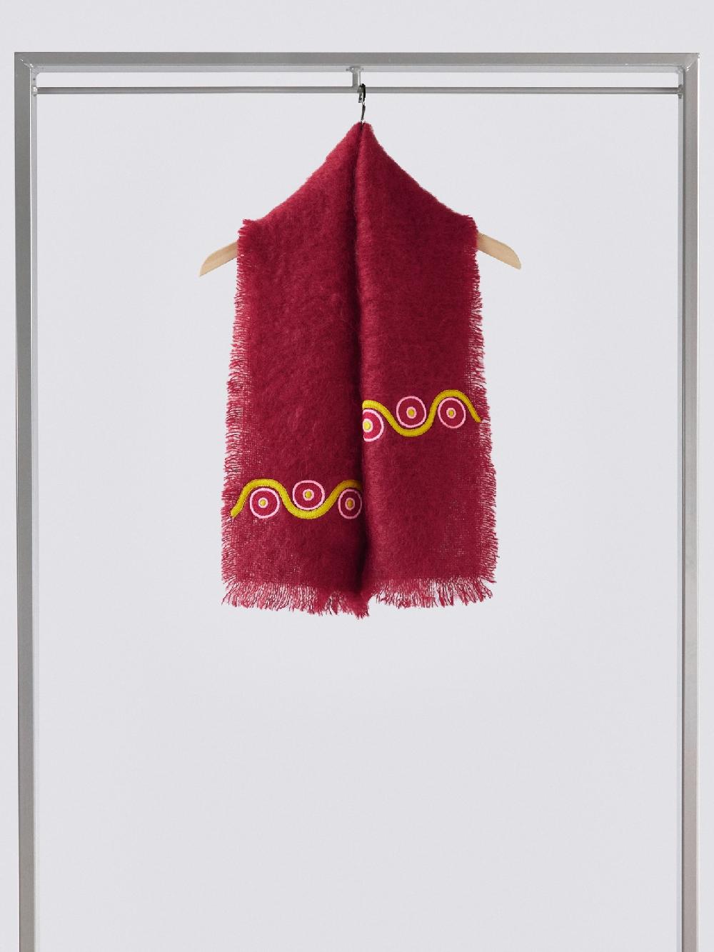 jupe by jackie Boey - Burgundy 100% mohair