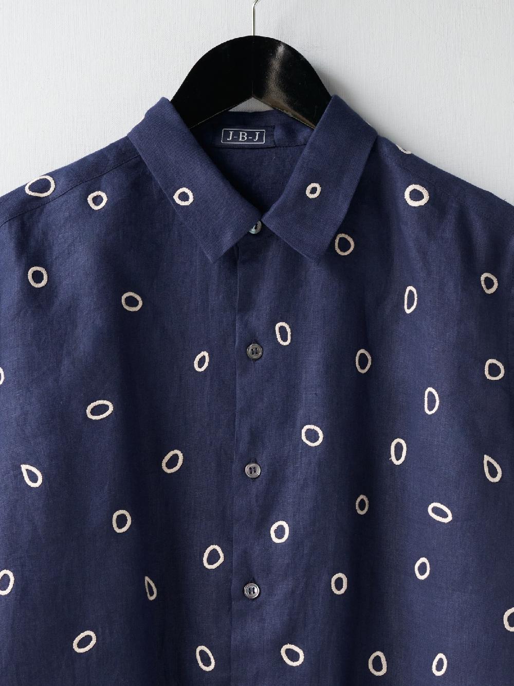 Jupe By Jackie Borage - Navy Linen Wool Blend