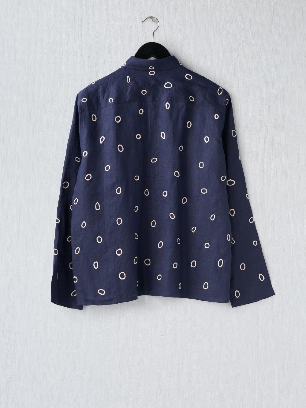 Jupe By Jackie Borage - Navy Linen Wool Blend