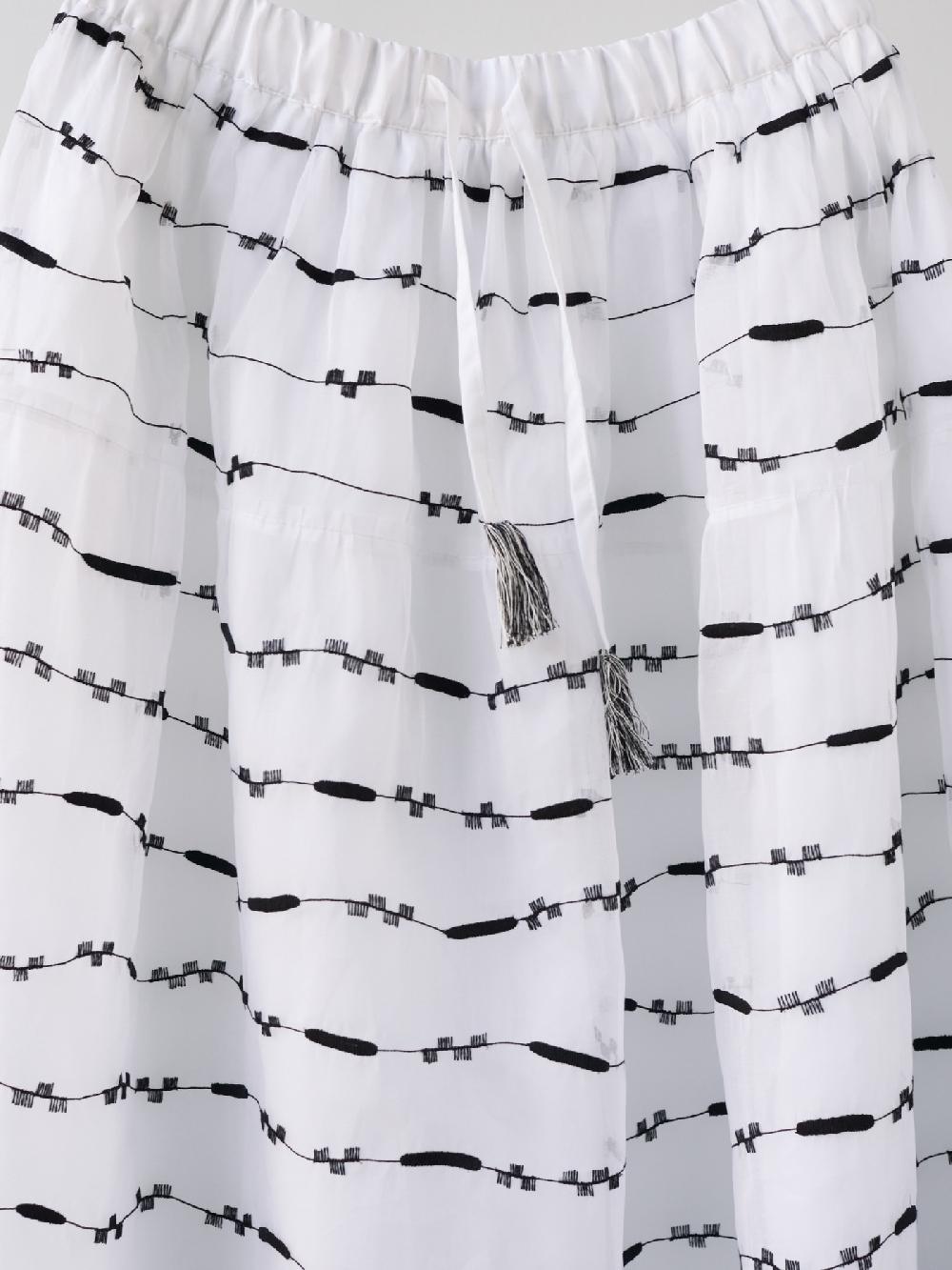 Jupe By Jackie Brick Sk Wh - 100% Swiss Cotton Voile