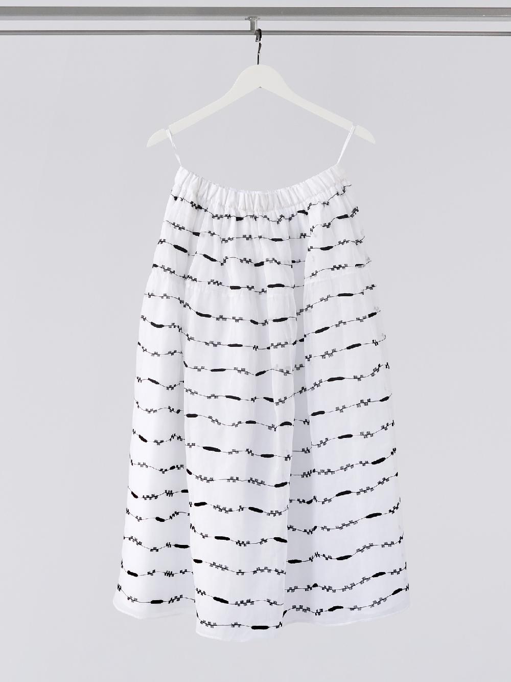 Jupe By Jackie Brick Sk Wh - 100% Swiss Cotton Voile