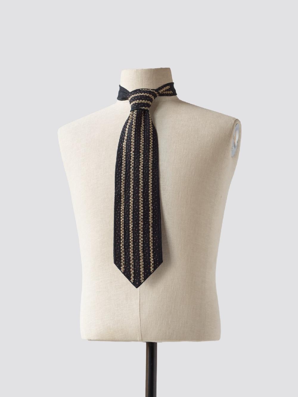 jupe by jackie Brodner - Black linen wool mix