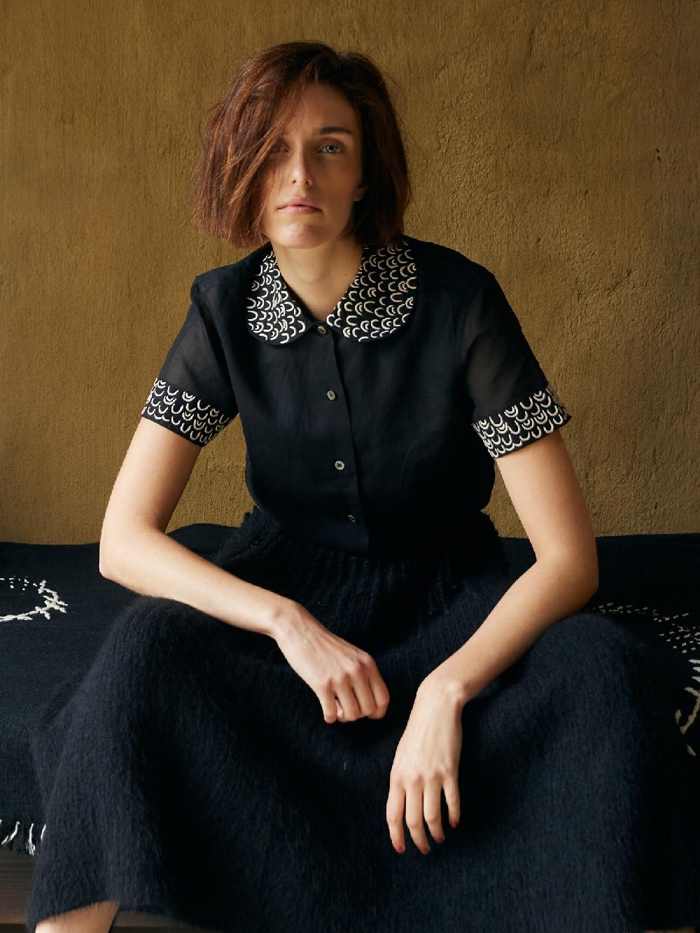 Jupe By Jackie Brun - Black 100% Cotton