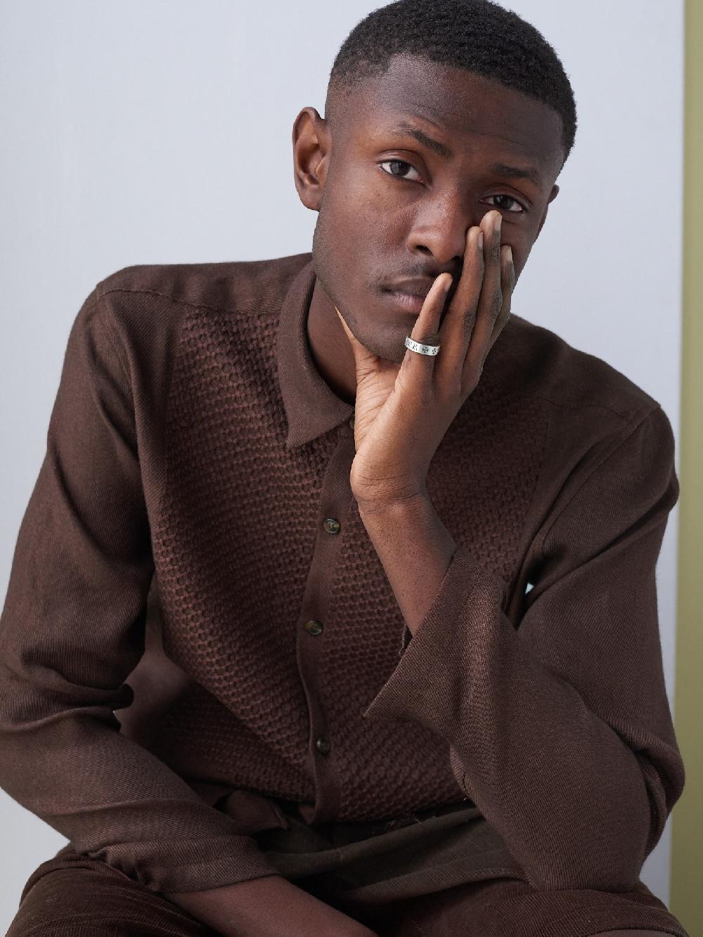 jupe by jackie Buffara - Brown linen wool blend