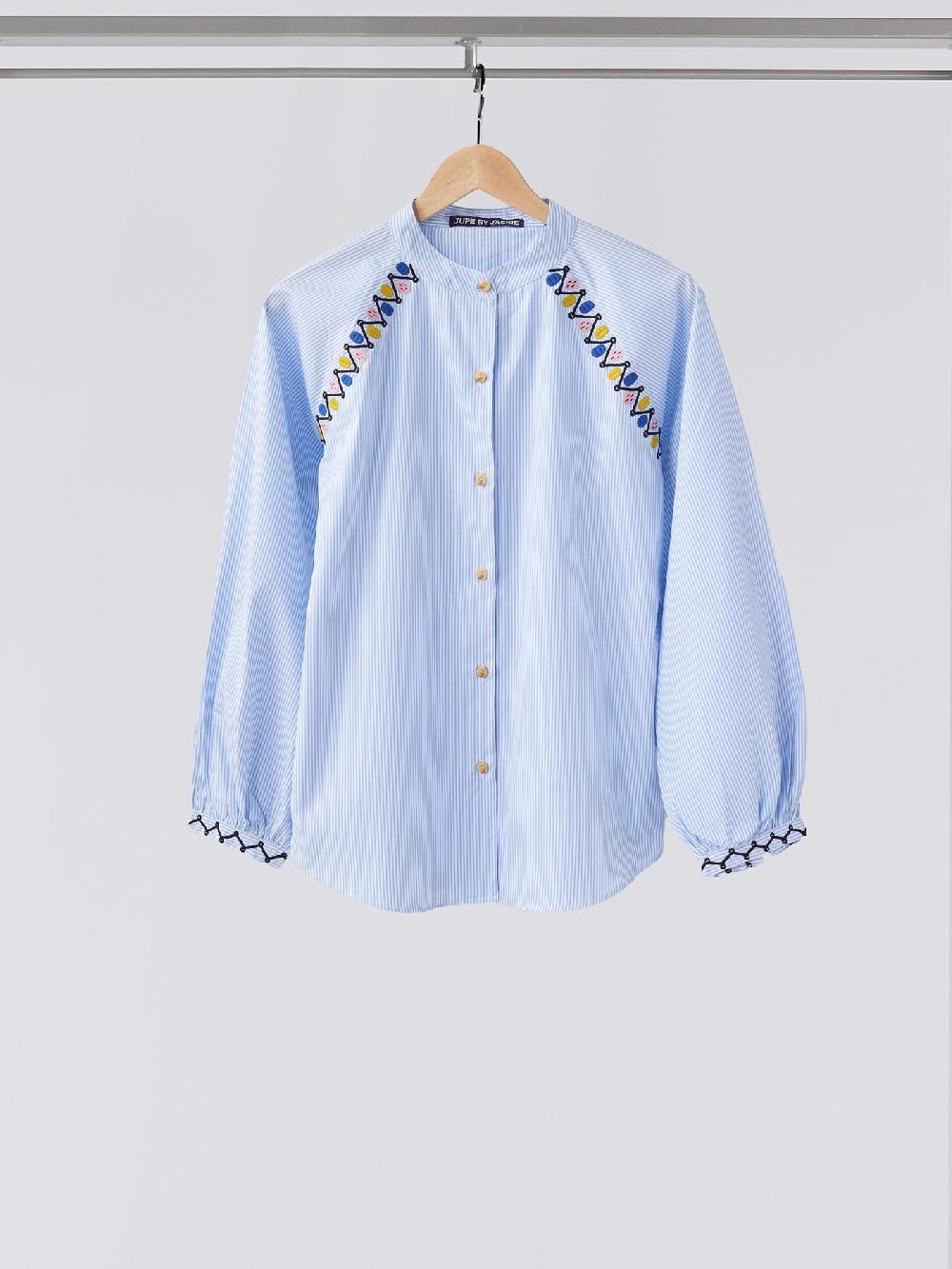 jupe by jackie Buren - Blue 100% cotton Tops+Shirts