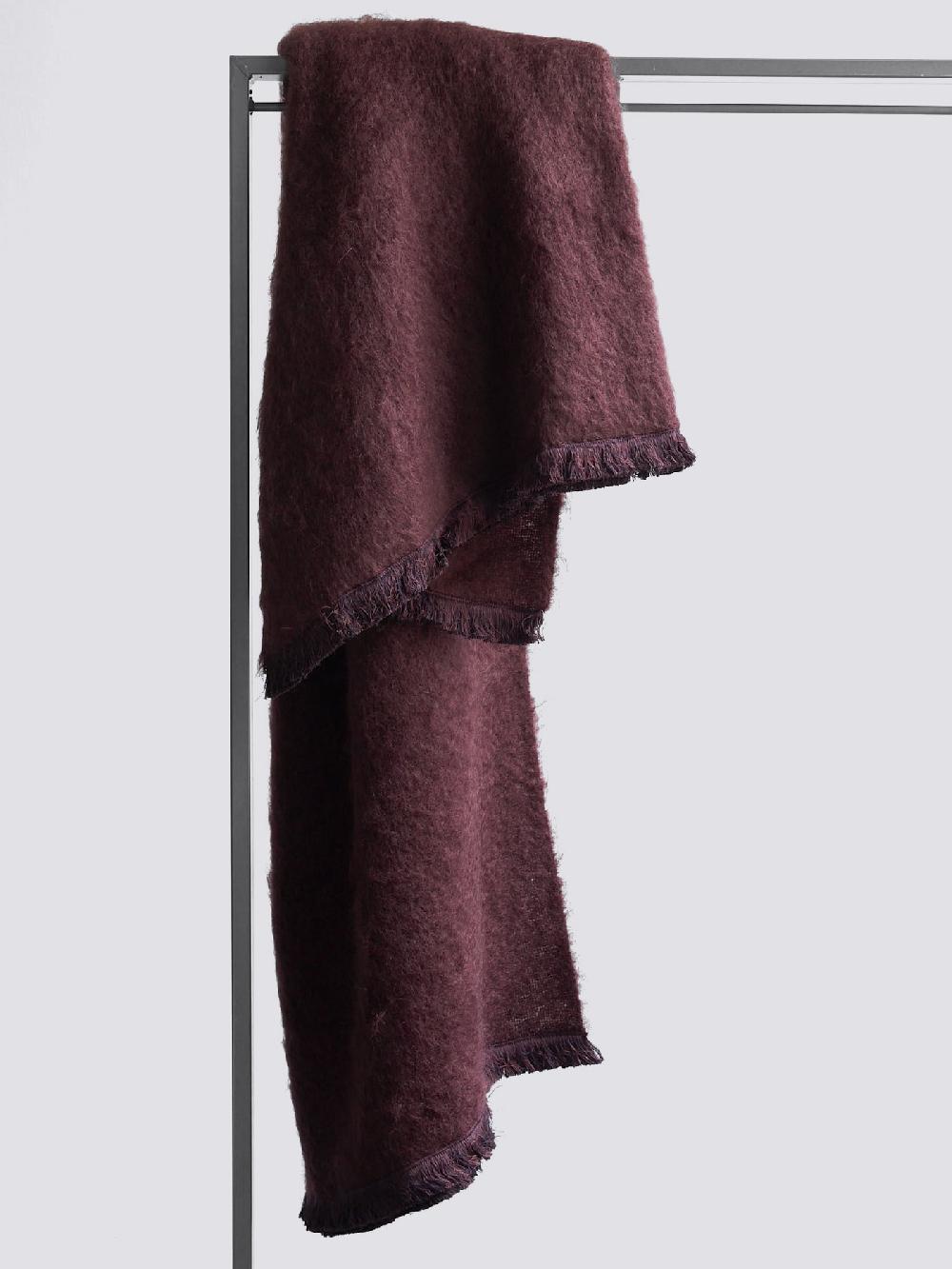 jupe by jackie Cadbury - Burgundy 100% mohair