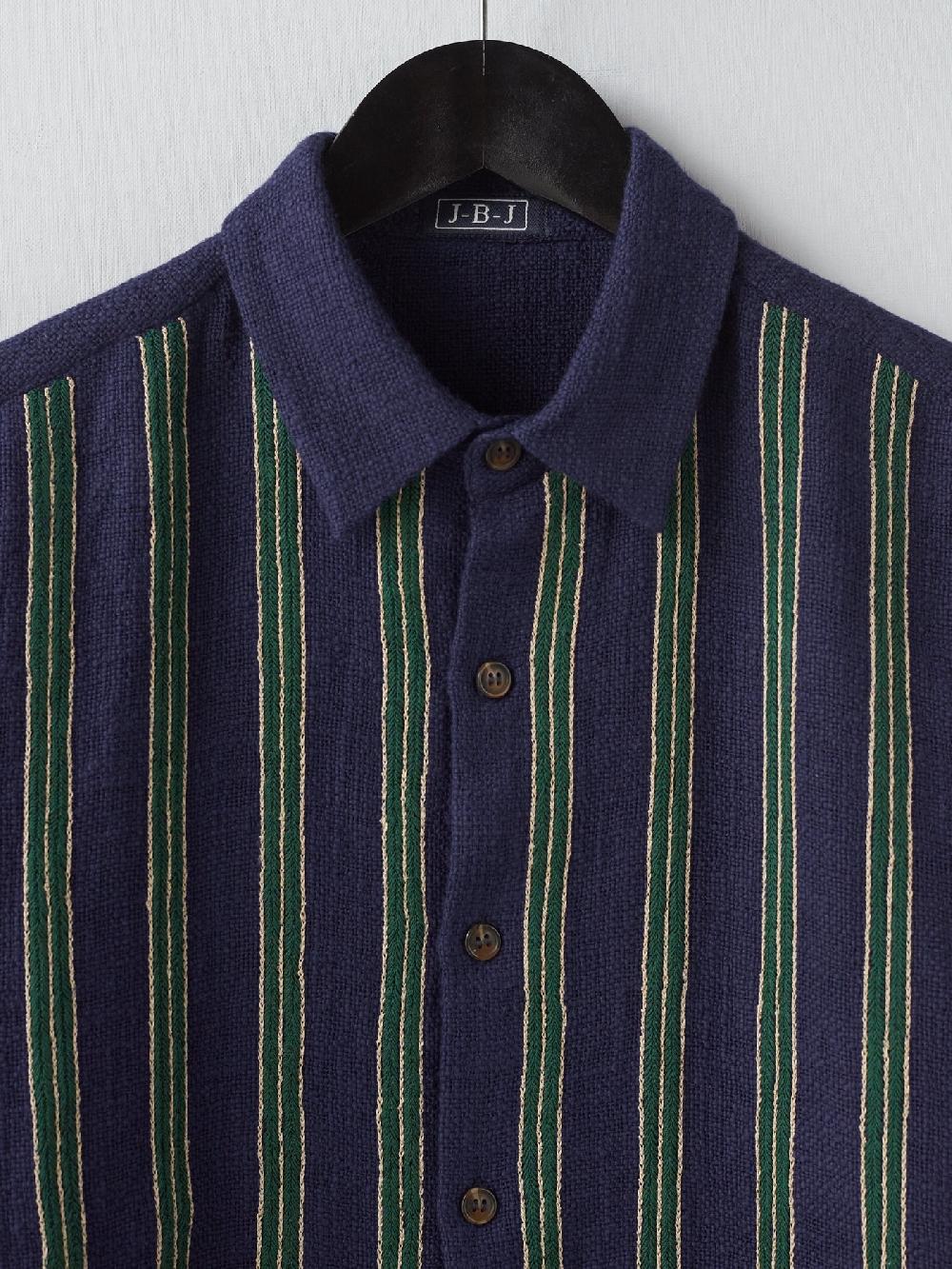 Jupe By Jackie Caffoor - Navy 100% Khadi Cotton