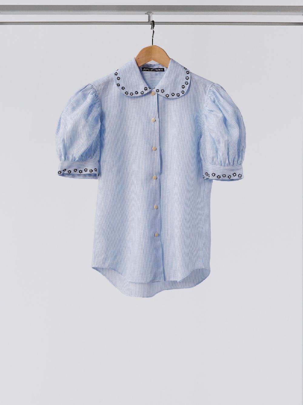 jupe by jackie Capp B - Light Blue 100% linen