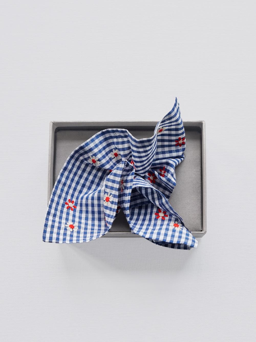 jupe by jackie Capp Checks - Blue 100% cotton