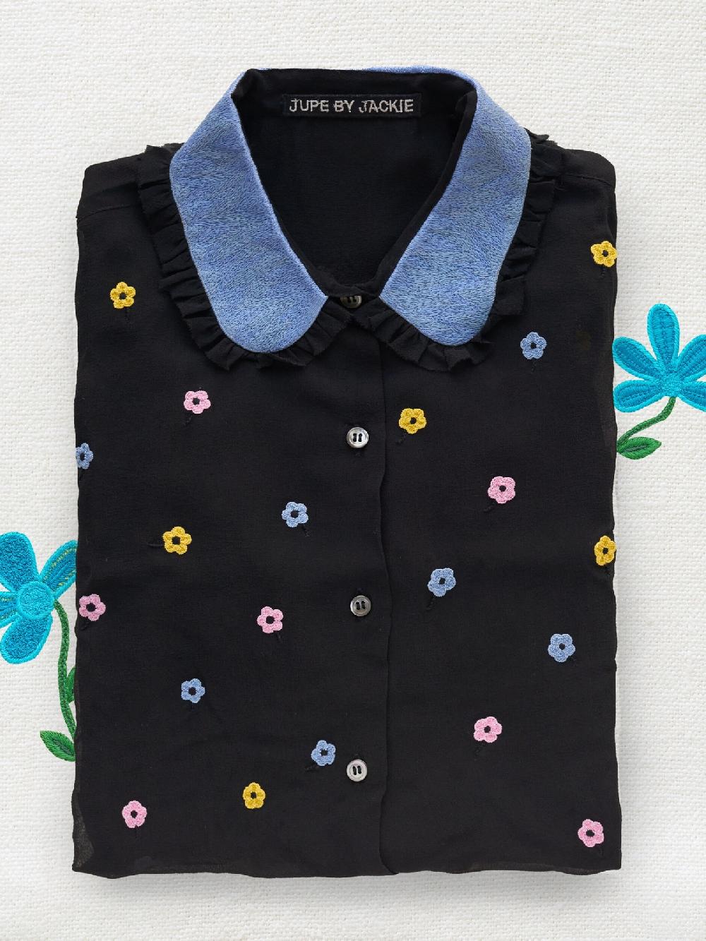 Jupe By Jackie Cecilie - Black 100% Silk Crepe