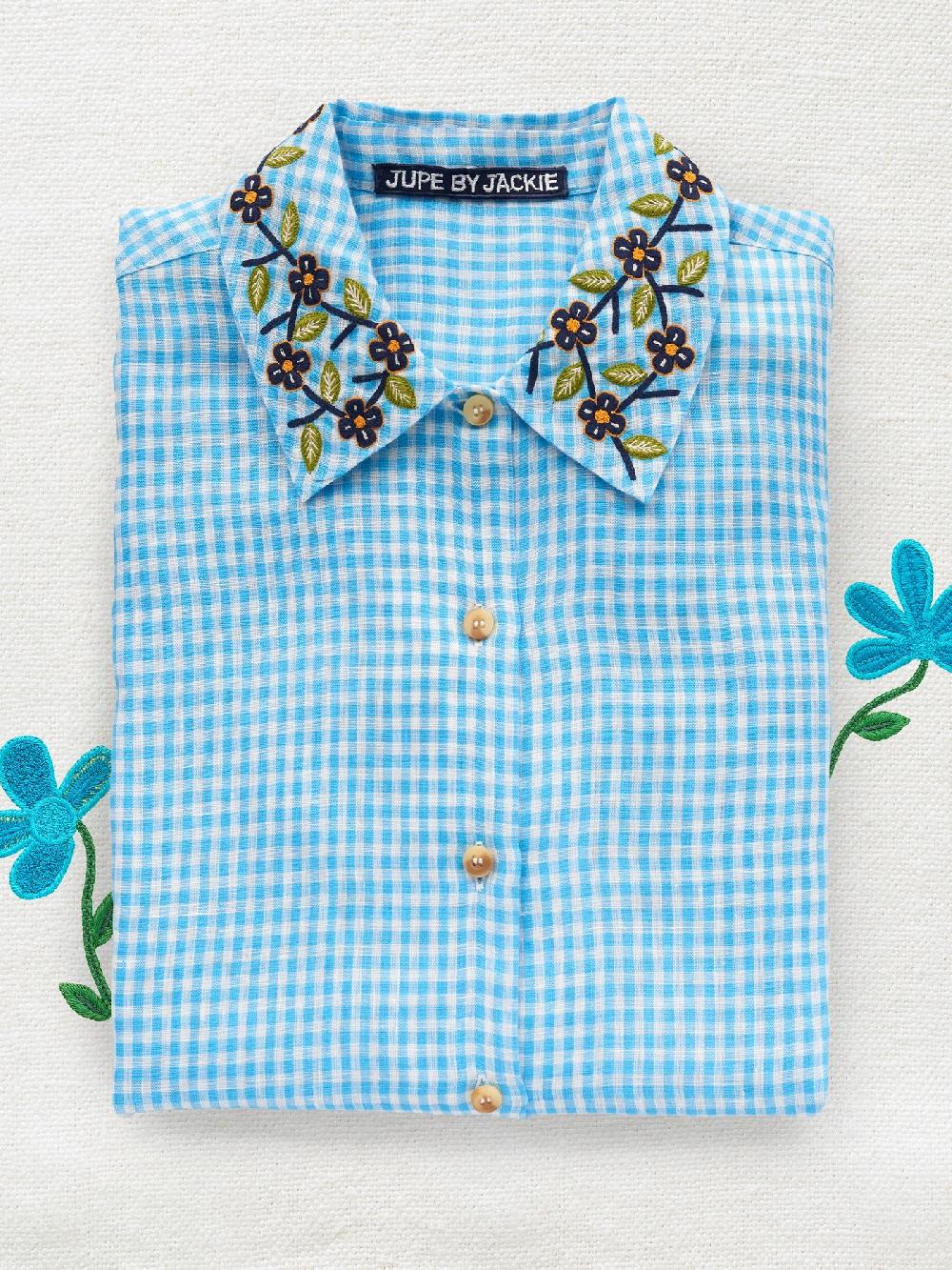 jupe by jackie Champlain - Blue 100% linen