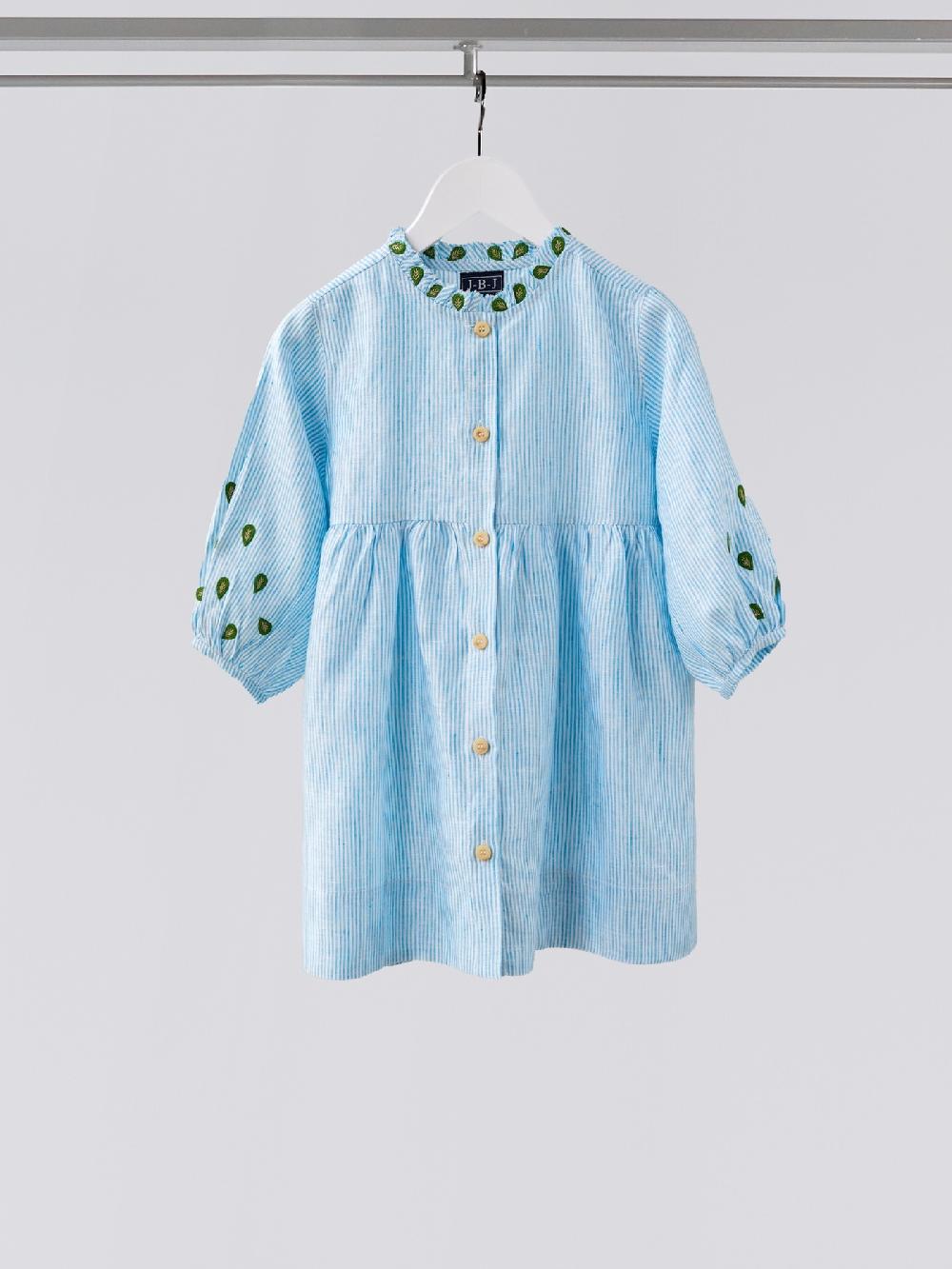 jupe by jackie Chenlot dr - Blue 100% linen