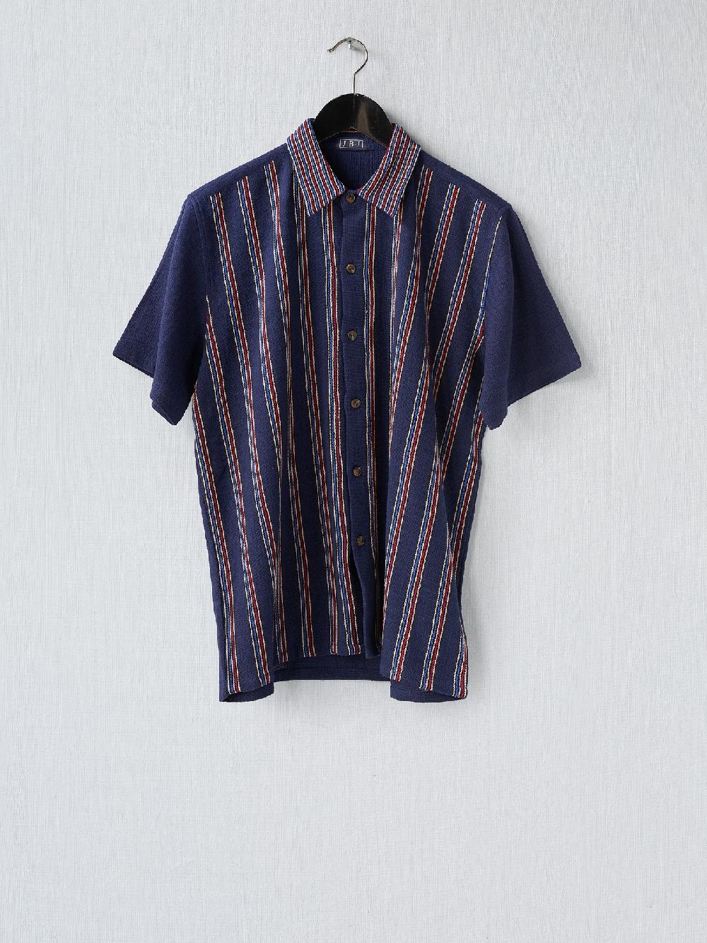 Jupe By Jackie Cleome - Navy 100% Khadi Cotton