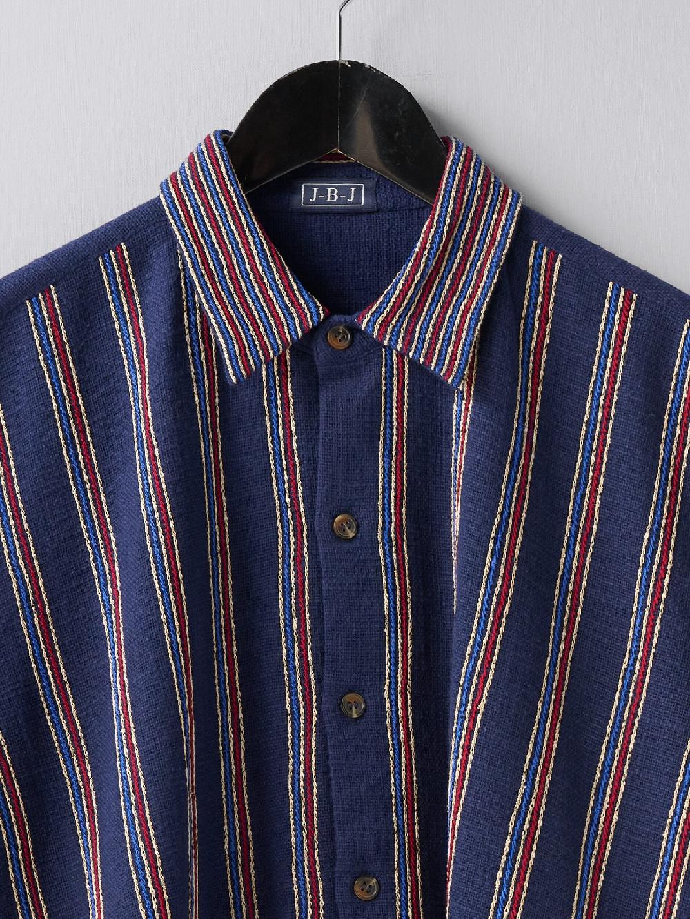 Jupe By Jackie Cleome - Navy 100% Khadi Cotton