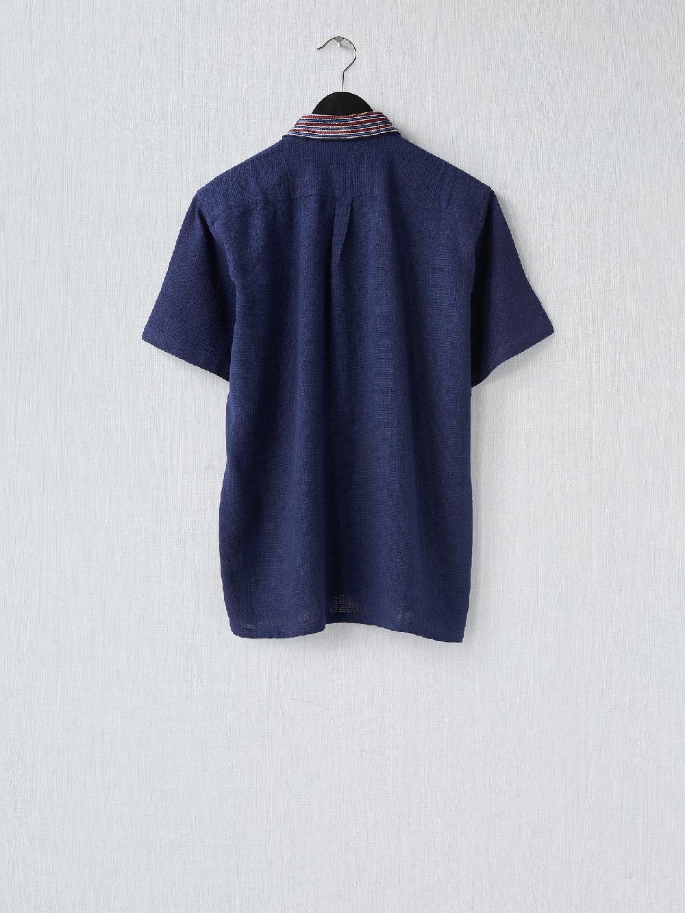 Jupe By Jackie Cleome - Navy 100% Khadi Cotton