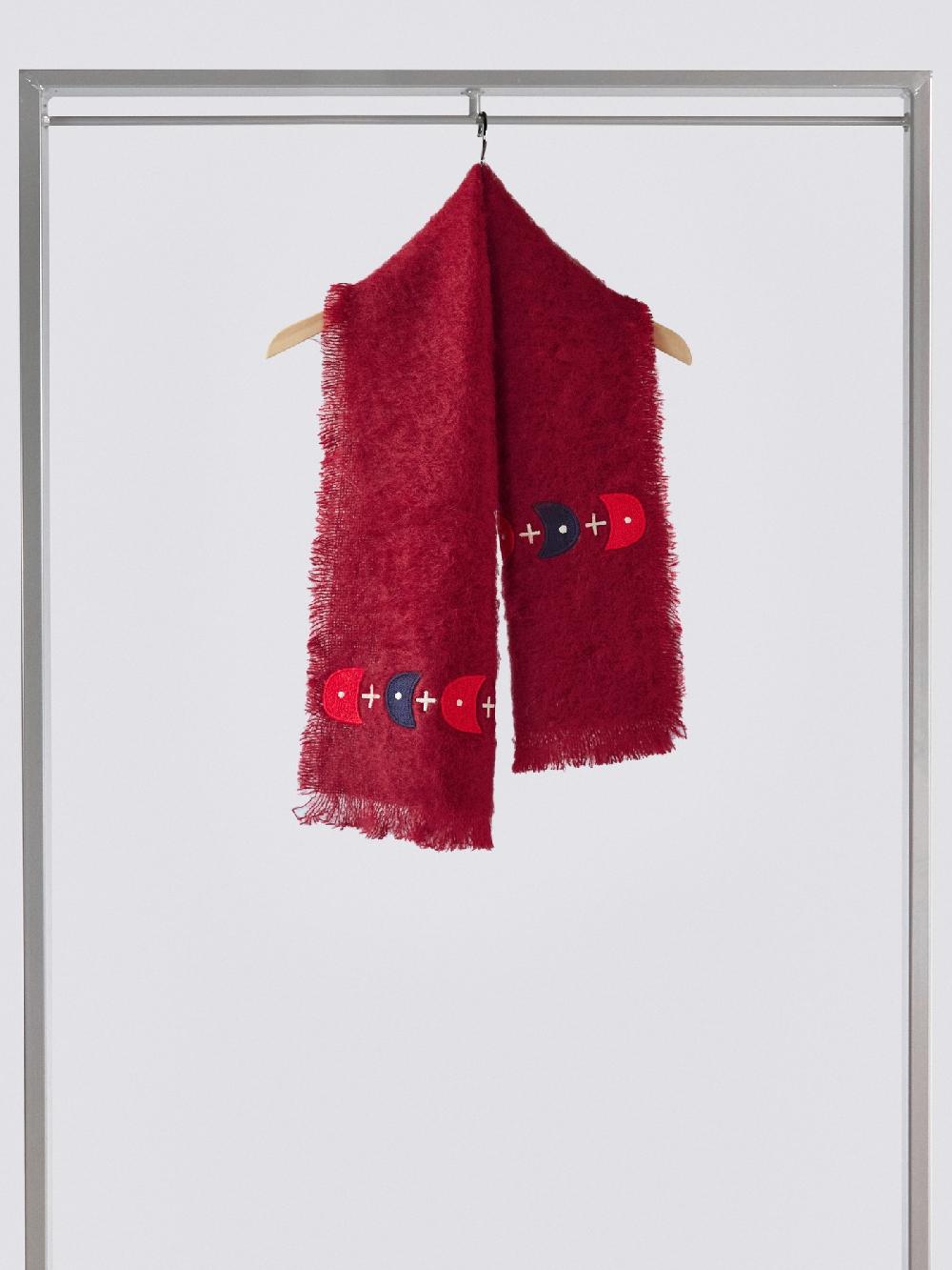 Jupe By Jackie Coop - Burgundy 100% Mohair