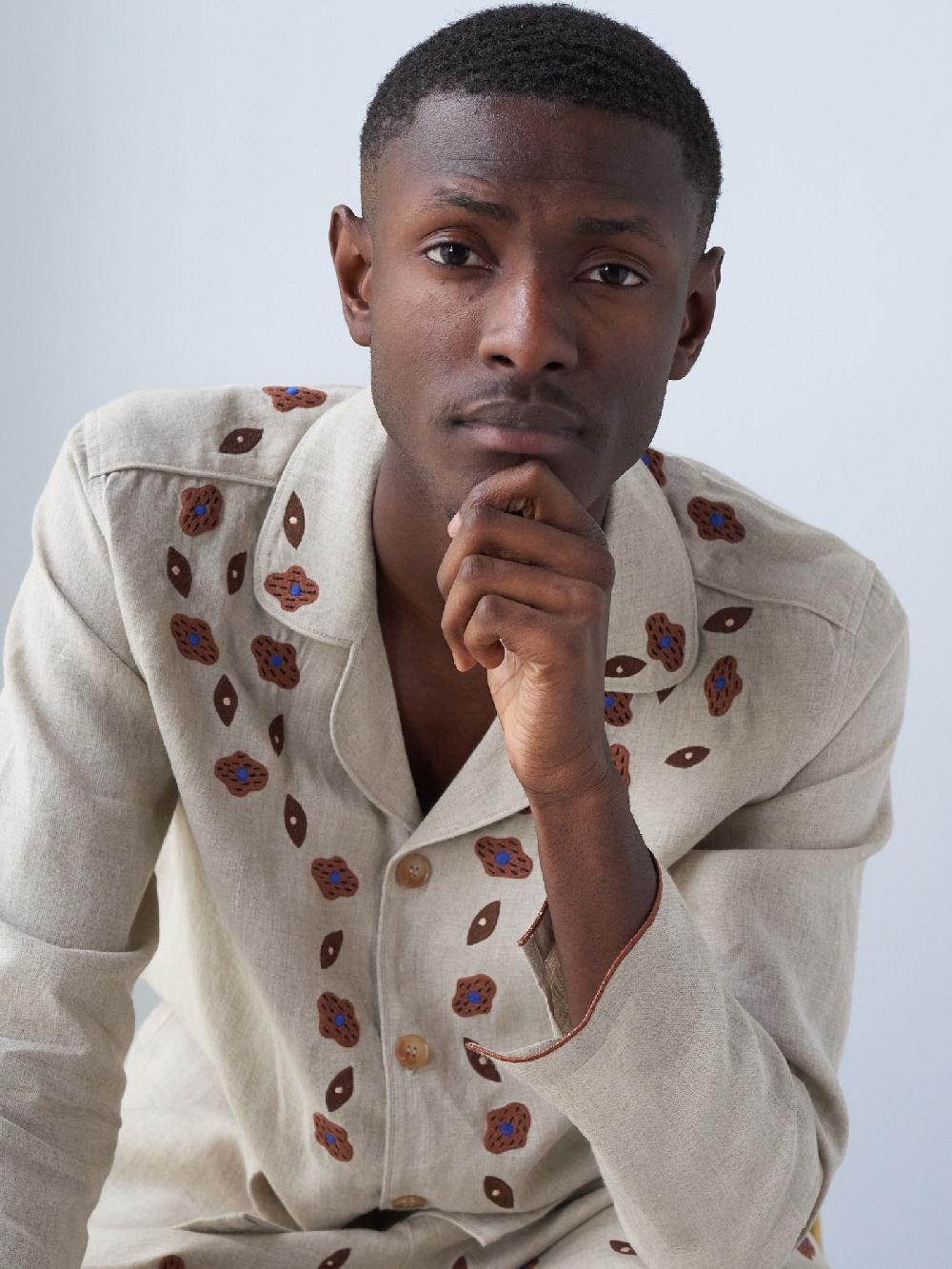 jupe by jackie Crenn - Beige 100% linen Camp