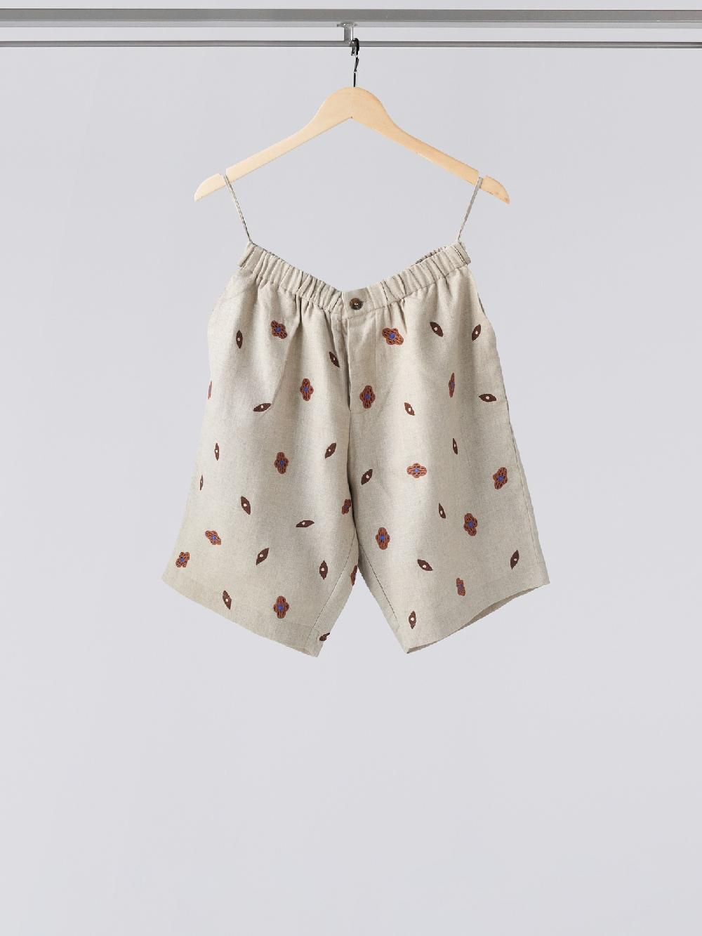 jupe by jackie Crenn Short - Beige 100% linen