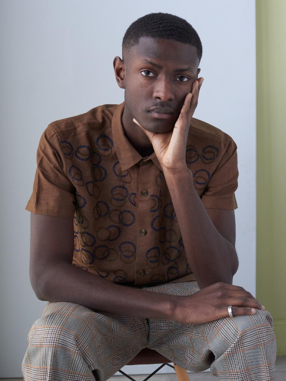 jupe by jackie Cronus - Brown cotton linen blend