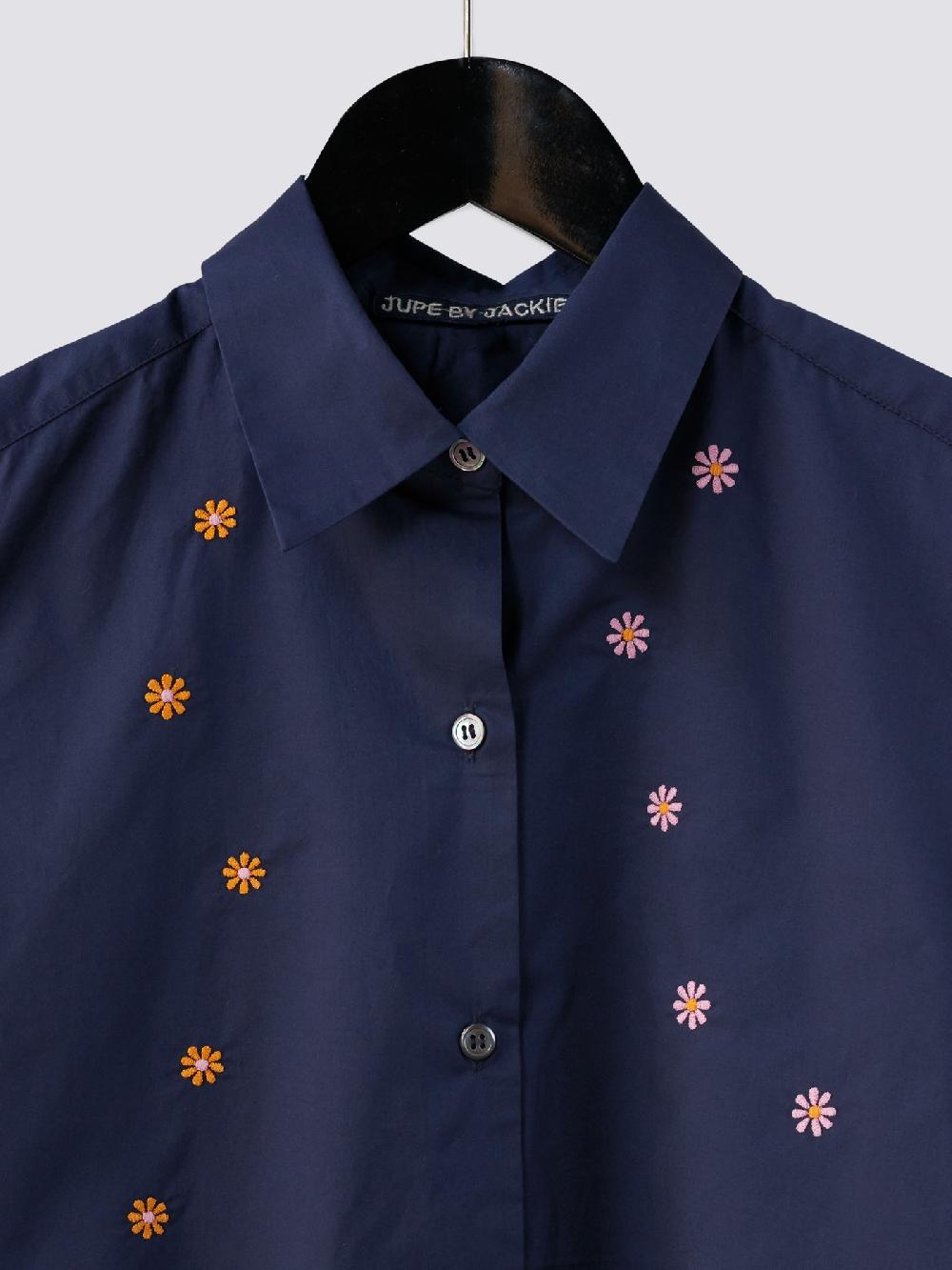 Jupe By Jackie Danson - Navy 100% Cotton